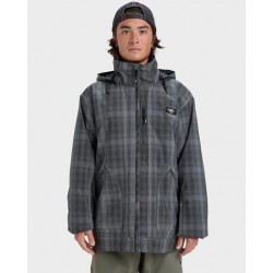 Quiksilver Live Wire Jkt (Mercury Check True Black) 2026 Quiksilver Live Wire Jkt (Mercury Check True Black) 2026